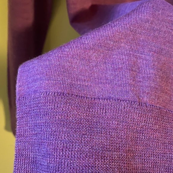 Banana Republic merino wool purple turtleneck - Picture 5 of 11